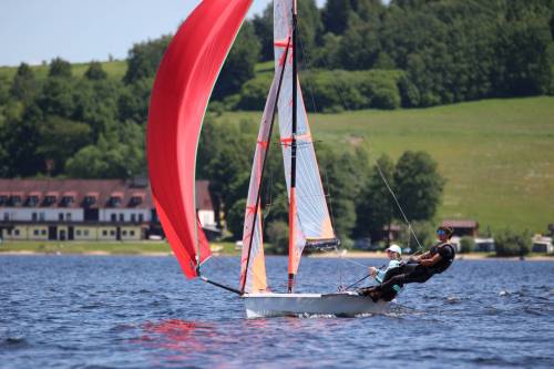 Karolína Lojková a Petr Pelnář vyhráli Eurocup 29er na Lipně