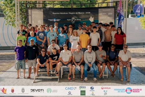 IFCA JUNIOR, YOUTH A MASTERS MISTROVSTVÍ EVROPY VE WINDSURFINGU FUNBOARD SLALOM FOIL A FIN VE ŠPANĚLSKU